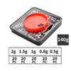 100pcs Fishing Weights Sinkers Fishing Tackle Accessories Open Mouth Design Weights Split Shot Fishing Sinkers 5 Sizes