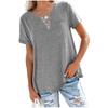 BITCED Women's Fashion Casual  Short Sleeve V Neck Blouses & Shirts International Design