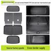 Tesla Model Y 6-Seater Trunk & Backseat Mats - Front, Rear, and TPE Backrest Pads