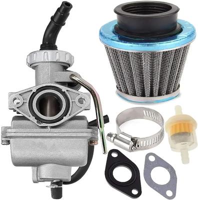 PZ20 Carburetor 50cc 70cc 90cc 110cc 125cc CRF80F XR50R 4 Stroke Engine ATV UTVs Honda with Air Fuel Filter