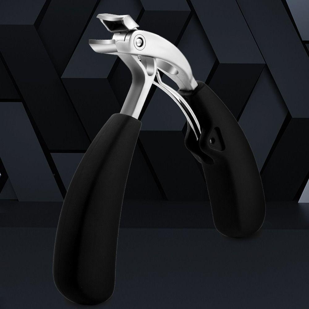 High Quality Large Opening Curved Nail Clippers Portable Storage Nail Curved Trimmer Thick Toenails Convenient Nail Tools