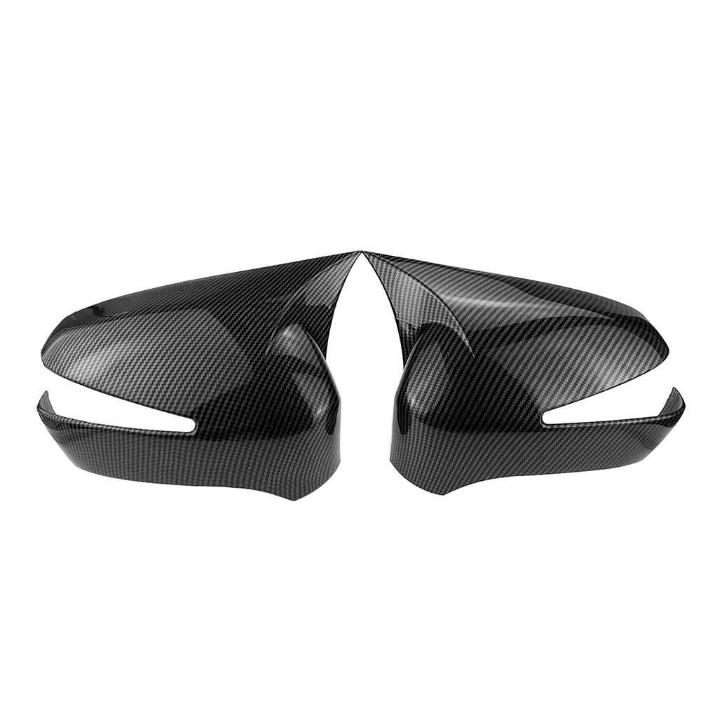 1 Pair Side Rearview Mirror Cap Wing Mirror Cover for Honda Civic 8th 2005 2006 2007 2008 2009 2010 2011