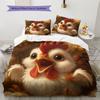 Set cu cuvertură și fețe de pernă cu model de desene animate Decorare casă Cadou de ziua de naștere (1 * husă de pilotă + 2 * fețe de pernă, fără miez)