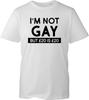 Non sono gay ma 20£ sono 20£ Maglietta Unisex da Uomo per Adulti Regalo Cool Pride UK Top