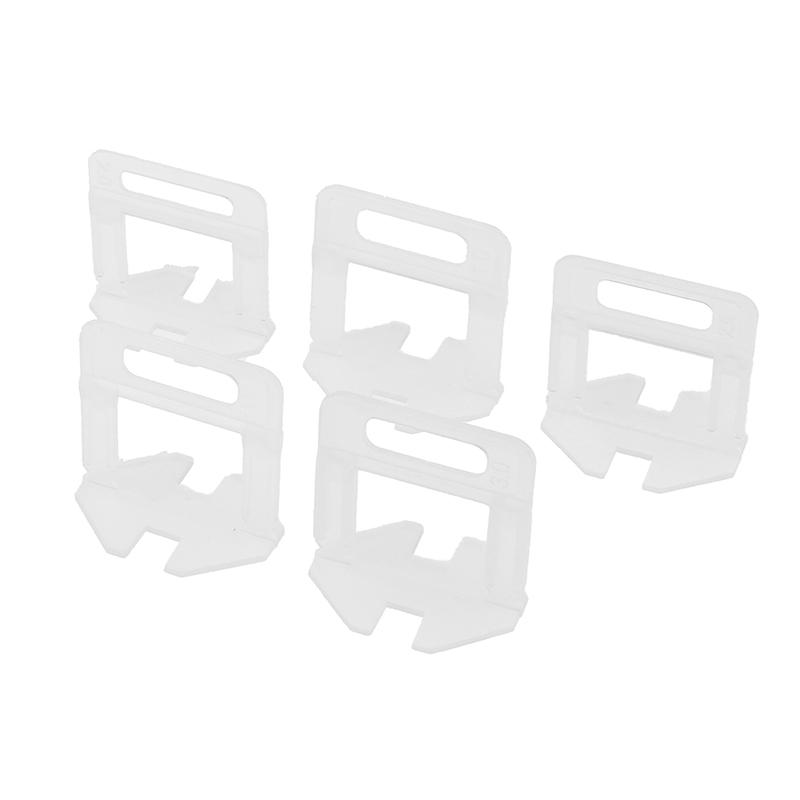 100 de bucăți 1-3 mm Distanțiere de nivelare a plăcilor Kit de cleme pentru sistem Instrumente de construcție pentru așezarea plăcilor de pardoseală Nivelator pentru decorarea casei