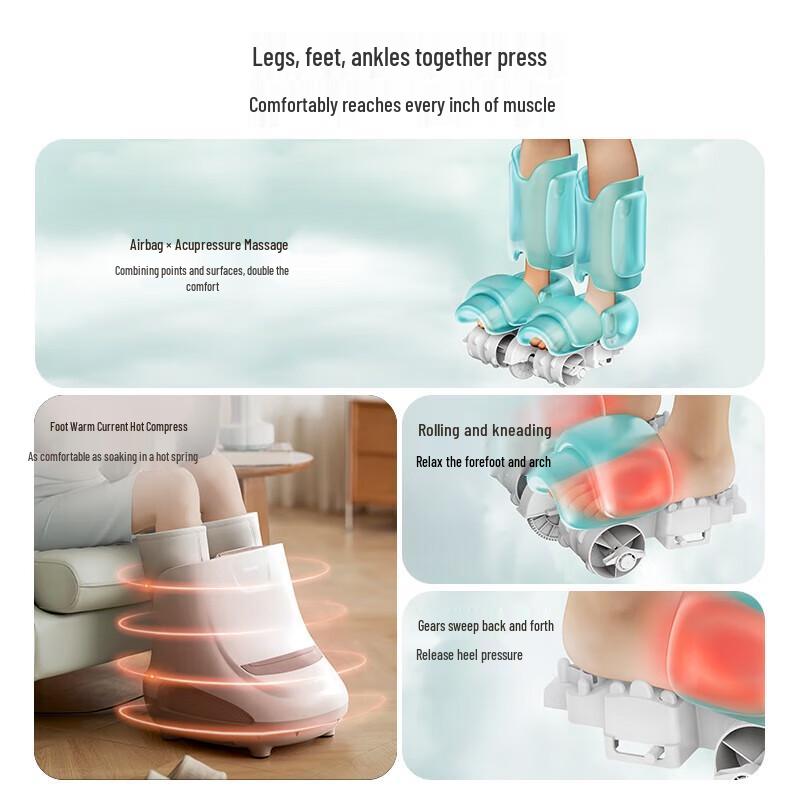 Philips Foot & Leg Airbag Massager with Heat