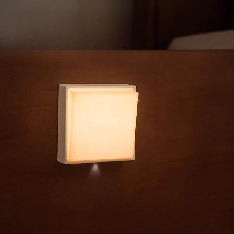 Magnetic Touch Control Wall Sconce Night Light Modern Bedside Lamp with Dimmable Warm White for Bedroom Nursery Home Decor