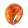 Anello in Resina Acquerellata Resistente agli Urti Costruzione Superfici Lisce Anelli Statement Perfetti per Chi Cerca Regali