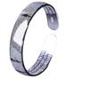 S999 Sterling Silver Shurangama Mantra Bracelet with Full Mantra Wearing Scripture Protector, Heart Sutra Bracelet, Solid Open for Men and Women