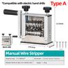 Double Drive Wire Stripping Machine 0.5-70mm² Cable Peeler Hand Cranked Wire Stripper Wire Peeling Tool for Copper Aluminum Wire
