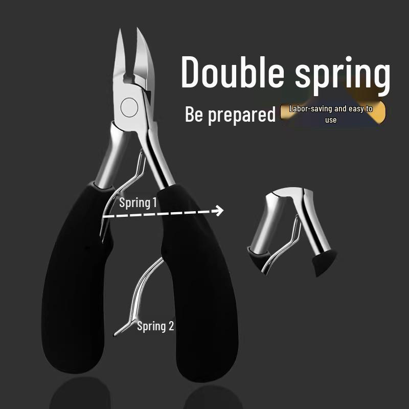 Stainless Steel Ingrown Toenail Clipper for Thick Nails and Dead Skin.