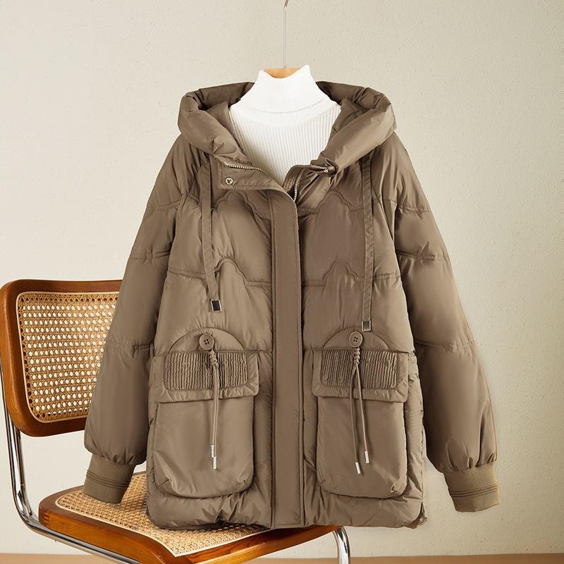 Middle-aged mother winter down cotton-padded jacket new fashion foreign style cotton-padded jacket middle-aged and elderly women winter cotton-padde