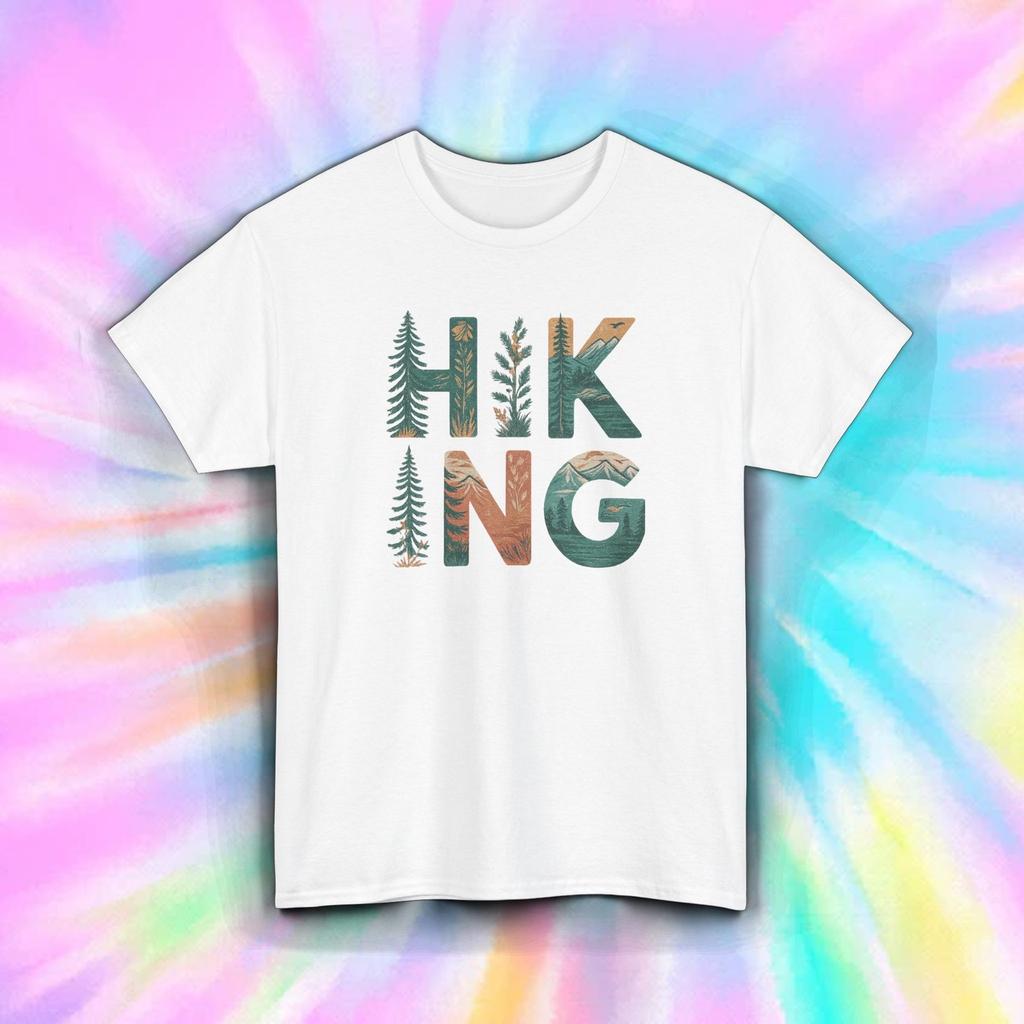 Hiking Shirt Retro Outdoor Adventure Tee Nature Trails Camping Hiking Shirt