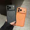 Color-Block Skin-Feel Magnetic iPhone 17 Case, Full Coverage for Apple 16 Pro Max, Drop Protection