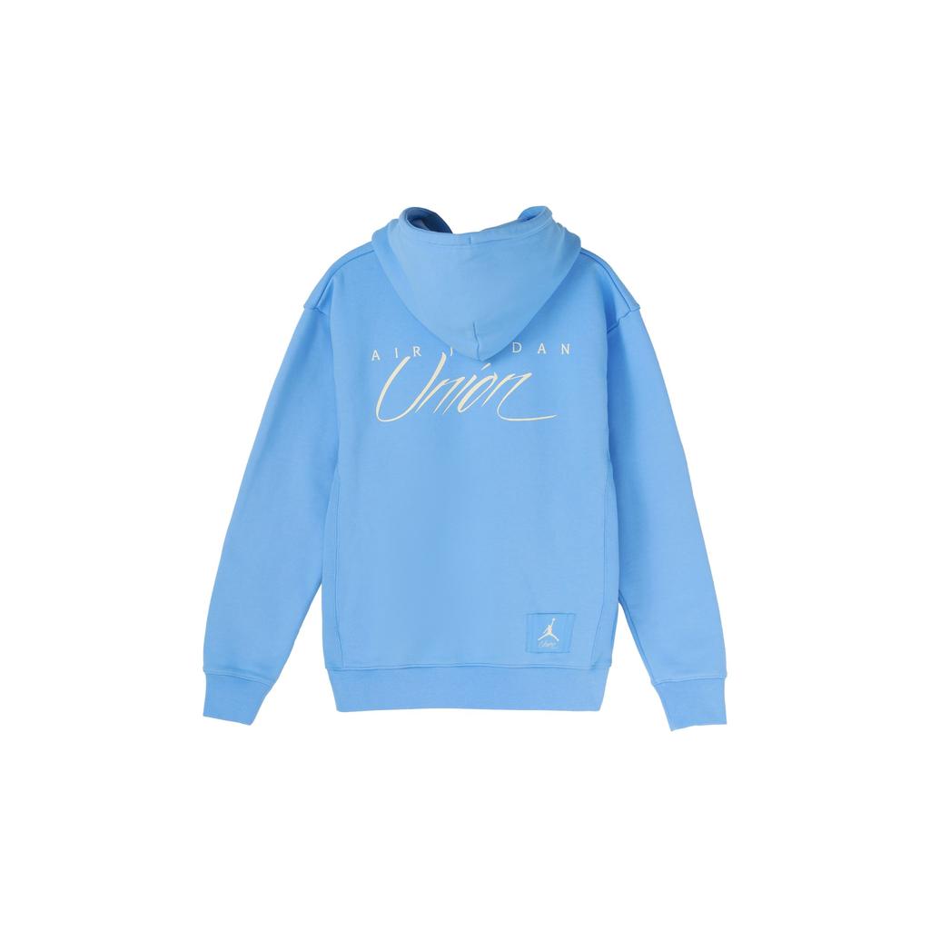 Jordan x Union MJ Fleece Hoodie (Asia Sizing) Cobalt Pulse/Coconut Milk Unisex Streetwear DV7335-496