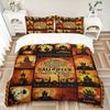 3PCs Halloween Decorations Design Cover Set, Breathable Fabric, Machine Washable (1 Duvet Cover + 2 Pillowcases) (Without Quilt) Yy250911123