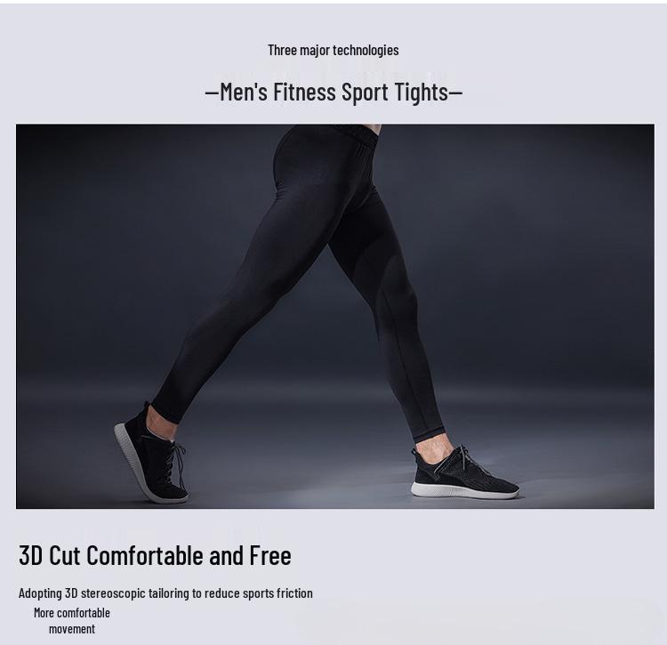 Men's Quick-Drying Autumn/Winter Fitness Base Layer Tights