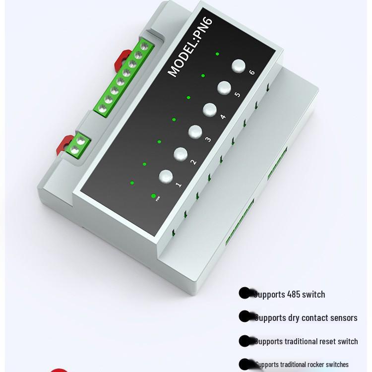 TUYA WiFi 6-Channel Switch Module, RCU Control for Hotels