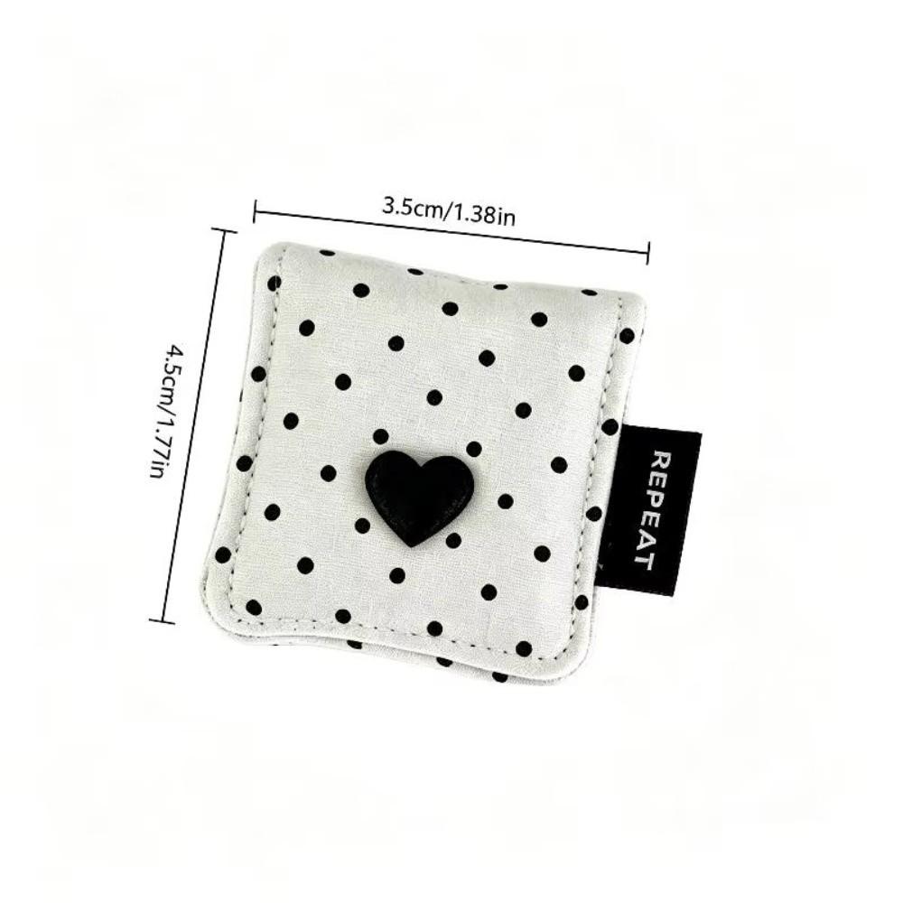 Fabric Desktop Cable Organizer Double-Sided Portable Cord Storage Strap Polka Dot Pattern Winding Holder Earphone Wire Storage