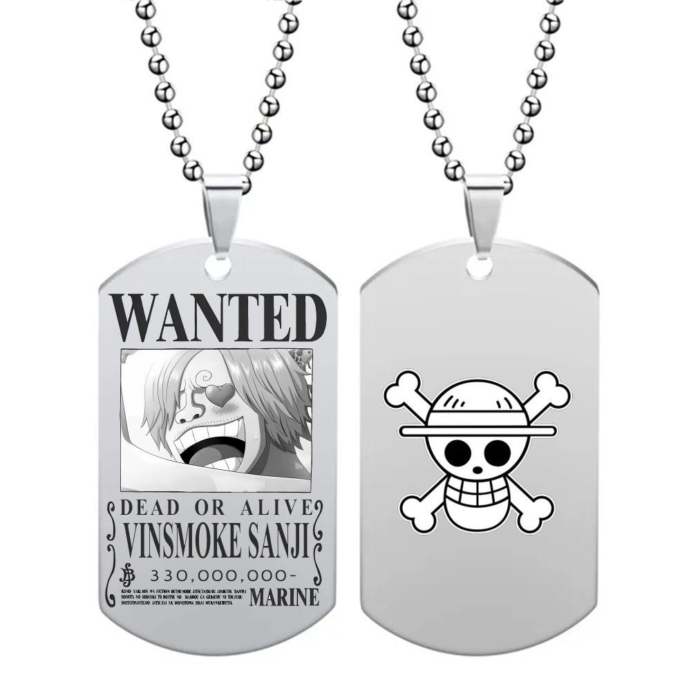 

Ожерелье «Баунти» из цельного куска: Подвеска из титановой стали Zoro & Ace