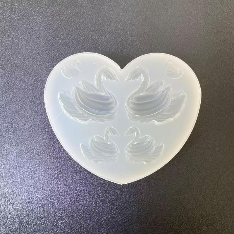 Elegant Swan Shape Silicone Mold Handmade Craft Supplies For DIY Jewelry Resin Soap Candle Making Craft Decorations