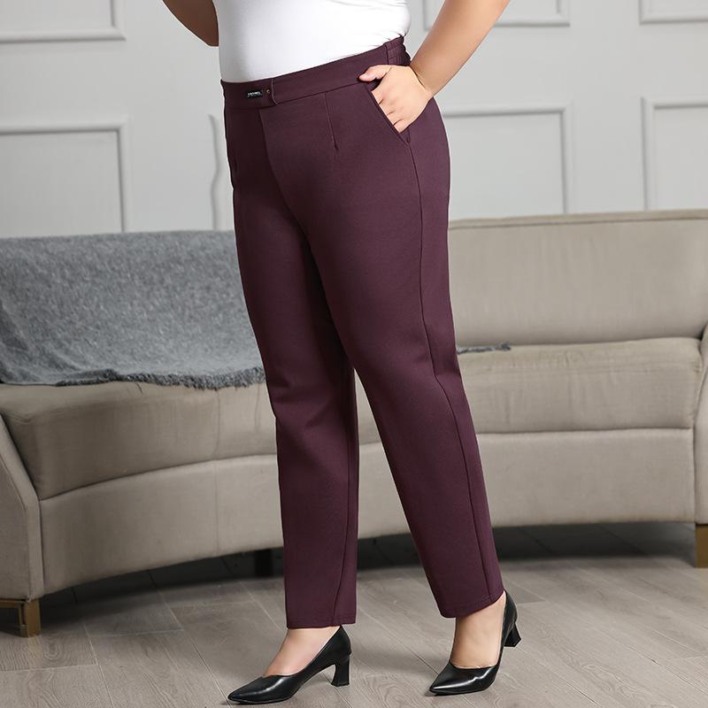 Plus Size Women's New High Waisted Casual Haren Pants