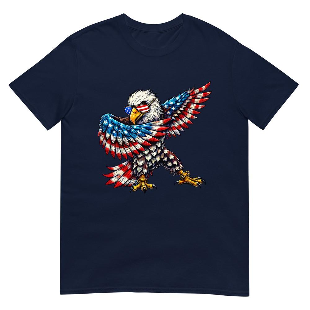 American Flag Bald Eagle Patriotic Eagle 4th Of July Usa Tshirt S