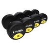 Rubber-coated Dumbbell 10kg HG PRO HMS