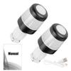 2Pcs End Bike LED Light, Rechargeable Bicycle Handlebar Flash Lamp, Bike Handlebar