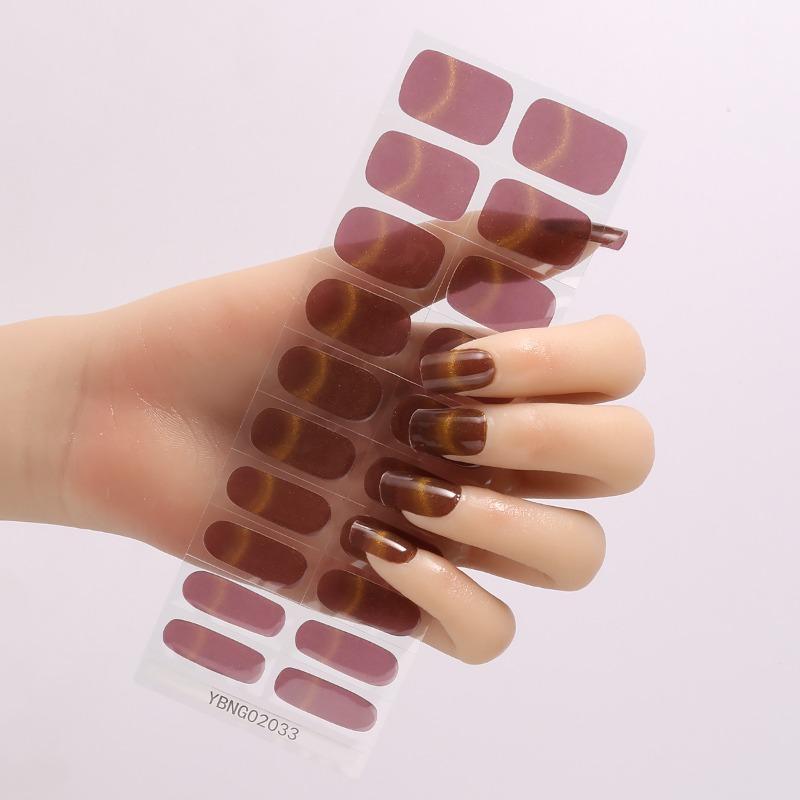 Semi-curing Light Therapy Nail Stickers Gel Nail Stickers Semi-curing Light Lamp Nail Stickers Harden, Last Long and Are Waterproof