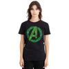 Avengers Unisex Adult Logo Shamrock St Patricks Day T-Shirt