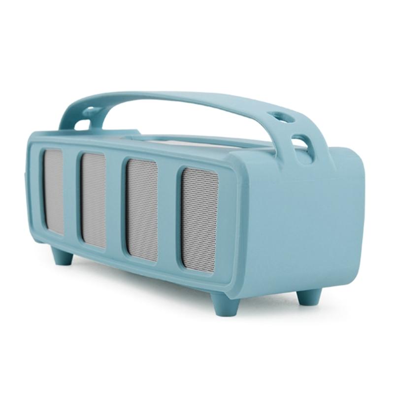 Schutzhülle aus Silikon für Lautsprecher Tasche mit Schultergurt Staubschutzstöpsel Schalllochdesign Schutzhülle