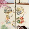 Retro Tassel Pendant Auspicious Beast Stationery Book Clip Metal Pagination Mark Chinese Style Brass Bookmark Metal Bookmark