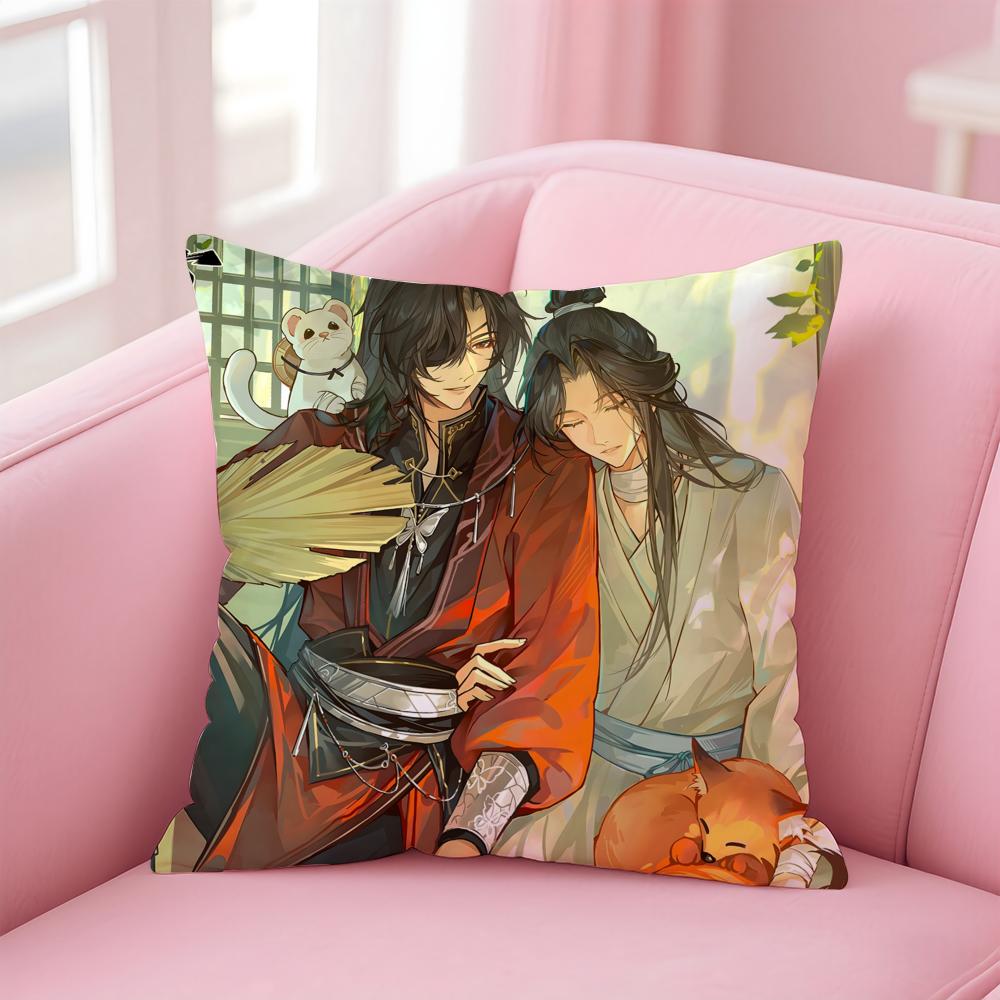 Подушка-чехол «Благословение Небесного Владыки» для дома и автомобиля, многоцелевая, двусторонняя, мягкая и прочная для ежедневного использования 30cmx30cm