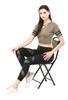 Body Smith Solid Black Mesh Workout Tights