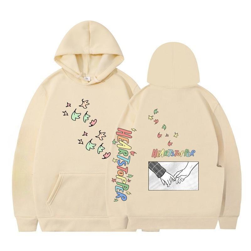 Nick and Charlie Heartstopper Hoodie Fashion Design Men's and Women's Sweaters Wool Popular Couple Casual Street Style Hoodie