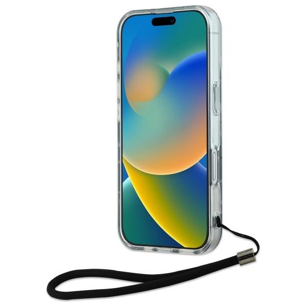 Karl Lagerfeld Klhcp16Shzbpkccu Iphone16 6.1 Fioletowy/Purple Zebra With Cord