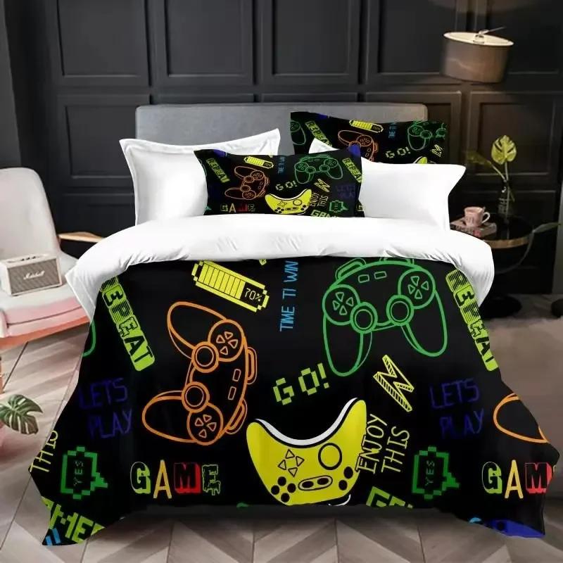 Comforter Gamer Bedding Sets For Boys Teen Gaming Video Games Comforter Playstation Designs Bed Set With