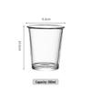 Shangqi Short Rolled Edge 360ml Glass Beverage Cups