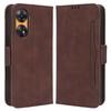 For Oppo Reno8 T 4G Cell Phone Cover Multiple Card Slots PU Leather Wallet Phone Stand Case