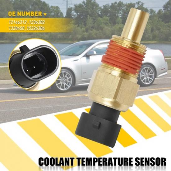Temperature Coolant Sensor Water Temp for Sender GMC Chevy Buick Isuzu Cadillac
