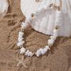 Elastic Boho Beaded Anklets Handmade Beach Foot Chain Fashion Starfish Pendant Ankle  Girls