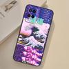 Great Wave Retro Cyber Statue Case For Oppo A94 A74 A54 A80 A60 A40 A18 A38 A58 A78 A98 A96 A76 A16 A15 A17 A57 A77 A5 Pro