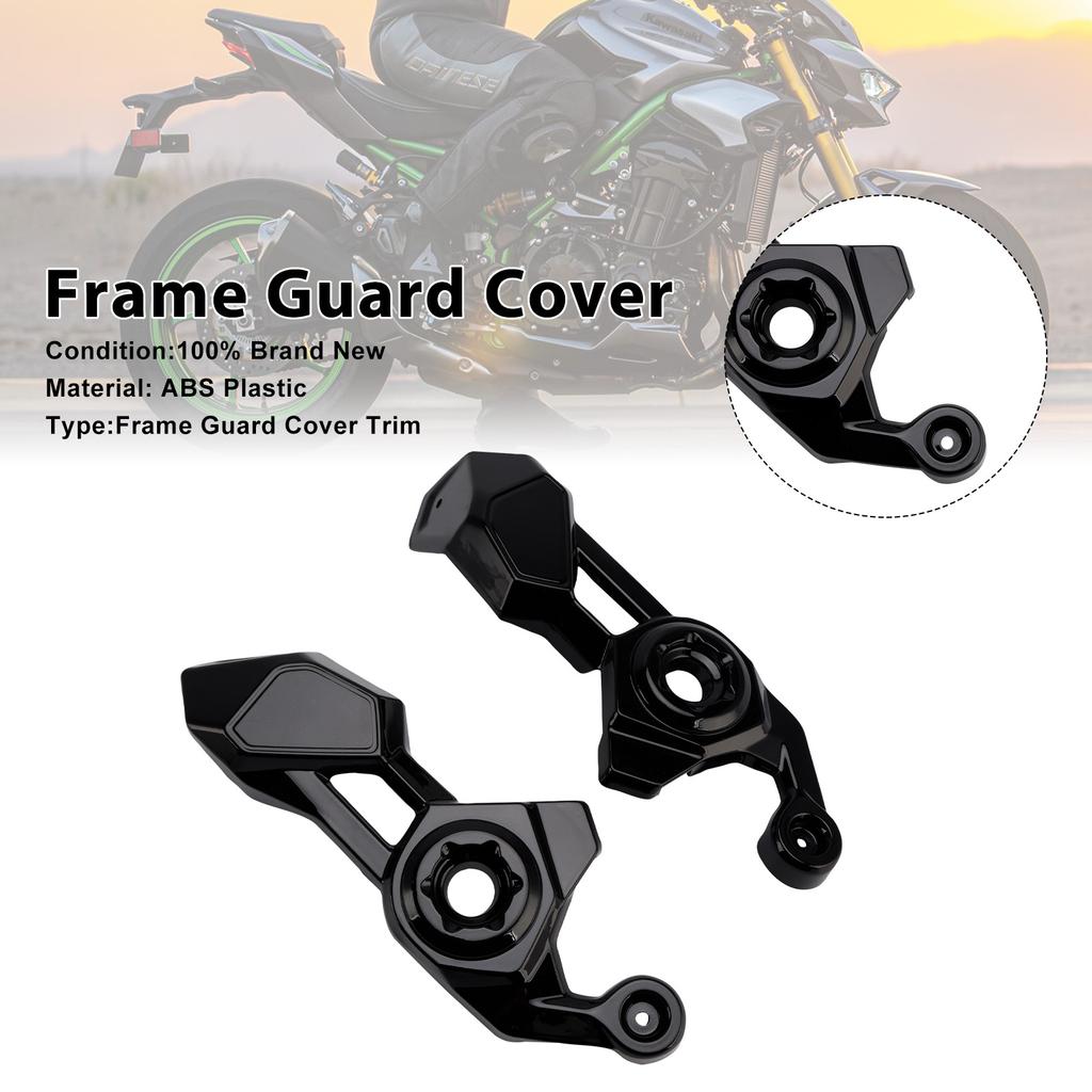 Frame Side Cover Panel Guard Fairing For Kawasaki Z900 2025-2026 Black