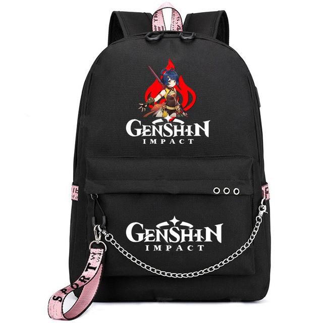 School Season Animation Student Schoolbag, Printed Peripheral Large-Capacity Backpack