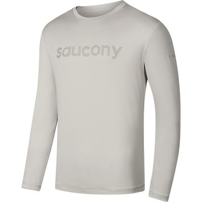 Urban Lifestyle Collection All-Weather Fashion Versatile Crew Neck Long Sleeve T-Shirt Men Tops Smoke-Gray SA2259LT01C-GR084