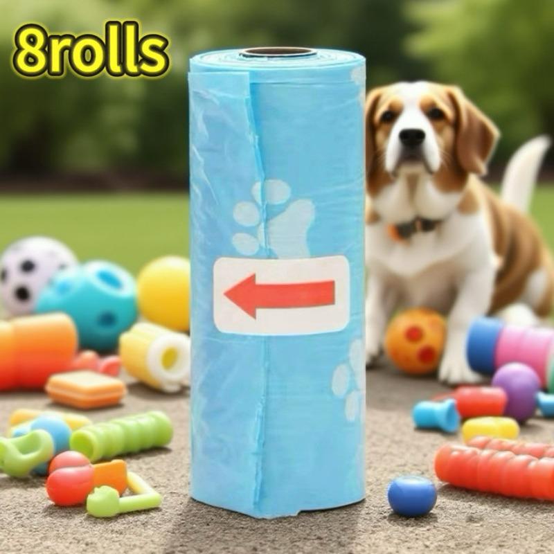 

8/16pcs Thick Leak-Proof Dog Poop Bags with Printing Doggy Bag for Outdoor Walks Animal Waste Disposal Degradable Clean Bags