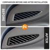 2Pcs Car AC Vent For Kia Sportage NQ5 2022 2023 2024 X GT LHD Air Conditioning Outlet Cover Side Trim Styling Inner Decoration