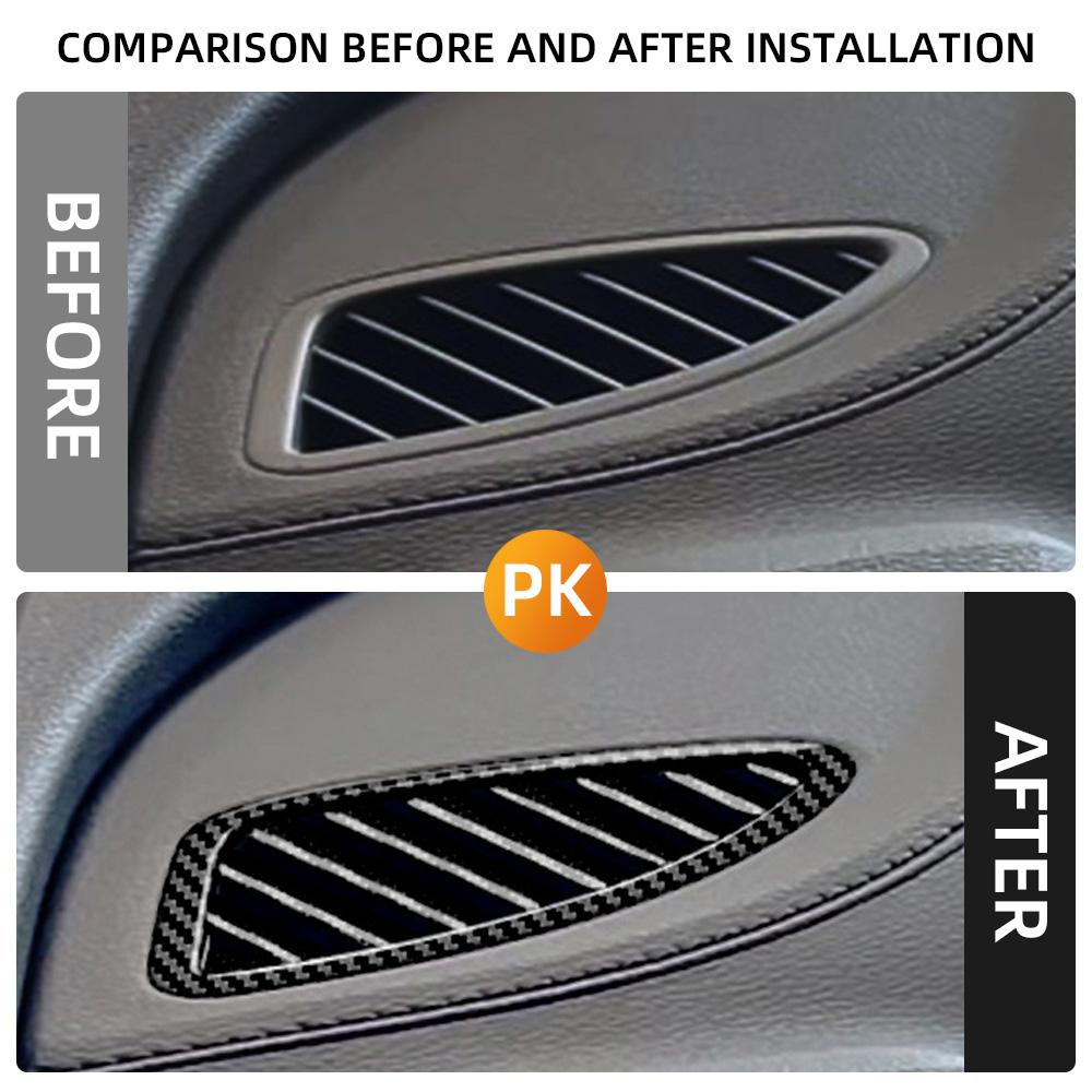 2Pcs Car AC Vent For Kia Sportage NQ5 2022 2023 2024 X GT LHD Air Conditioning Outlet Cover Side Trim Styling Inner Decoration
