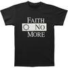 Men's Faith No More Classic Logo Black Slim Fit T-shirt Small Black
